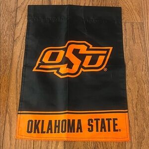 Oklahoma State University OSU Cowboys Black Orange NCAA Garden Yard Flag New